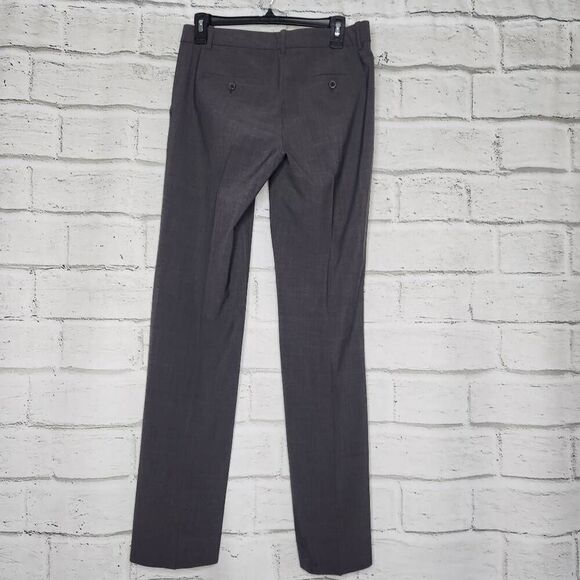 Theory Womens Gray Emery 2 Urban Virgin Wool Blend Stretch Dress Pants Size 4 - Picture 7 of 12